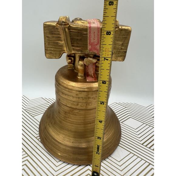 Philadelphia Heritage Whiskey Bicentennial Decanter Liberty Bell 22k Gold 1976 - Picture 2 of 5